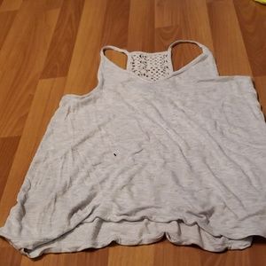 Grey tanktop with lace back